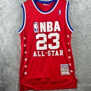 Retro 80s Mitchell & Ness Michael Jordan East All Star Game Jersey Mens Large